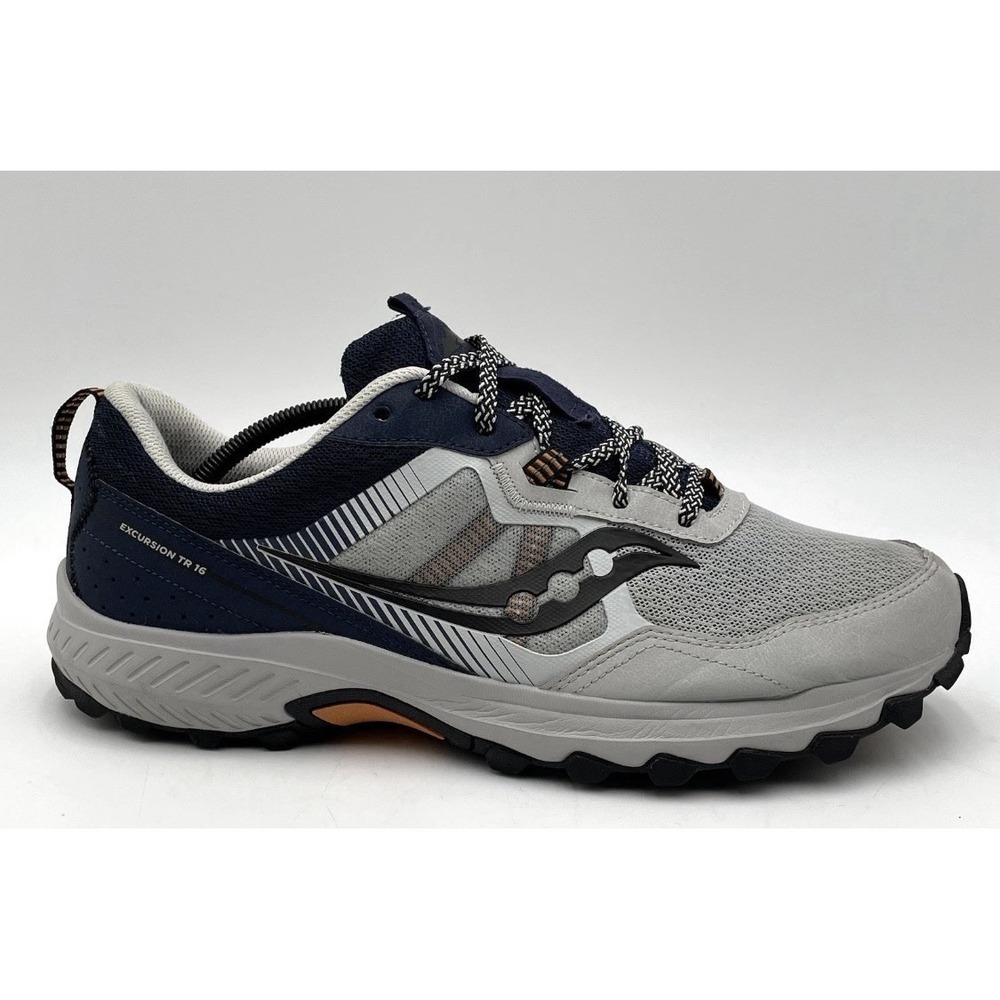 Saucony Excursion TR16 Mens Size 11.5 W Running Shoes Sneaker Gray Blue Tried On